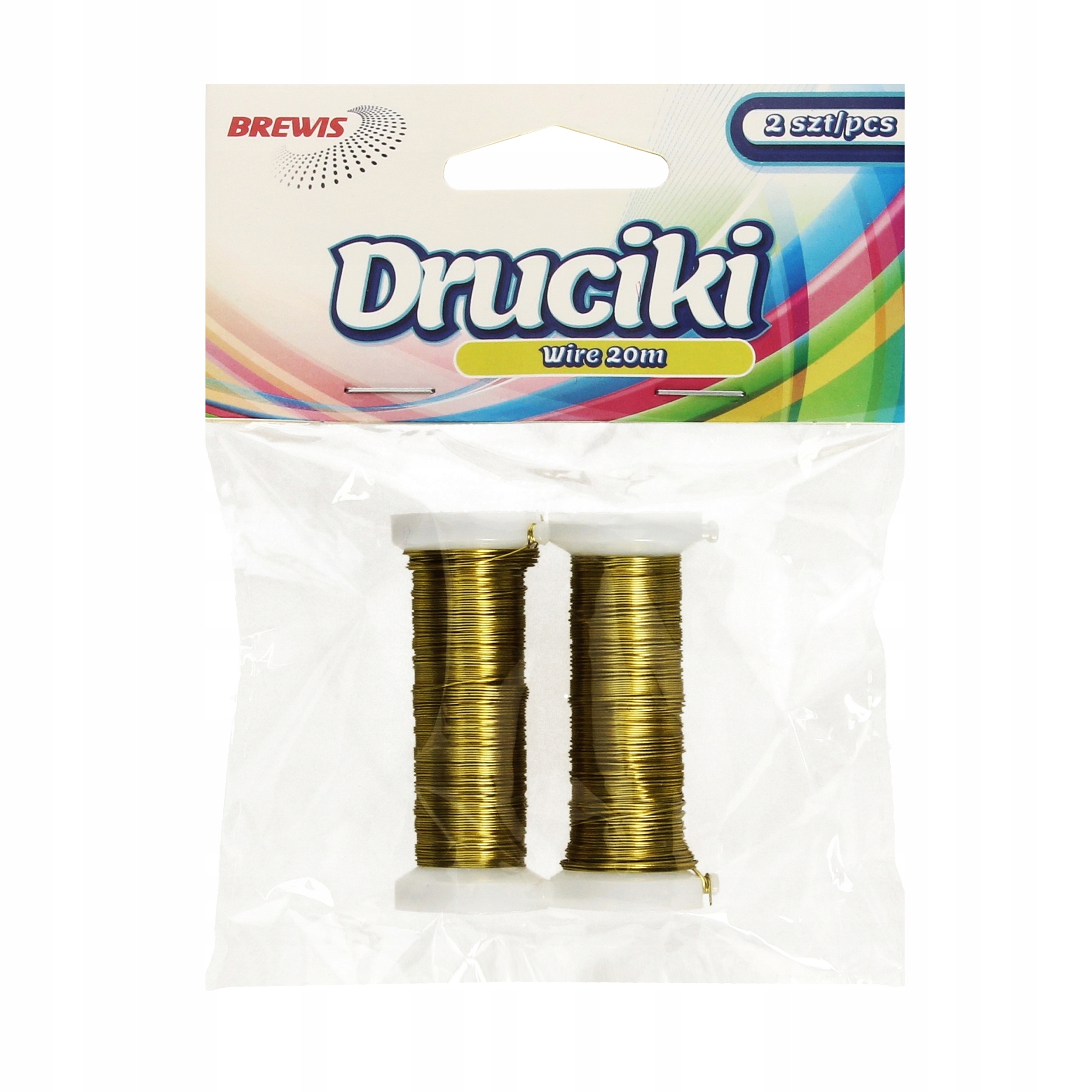 

Drucik Florystyczny 20M 2szt Brewis DF20-5 Złoty