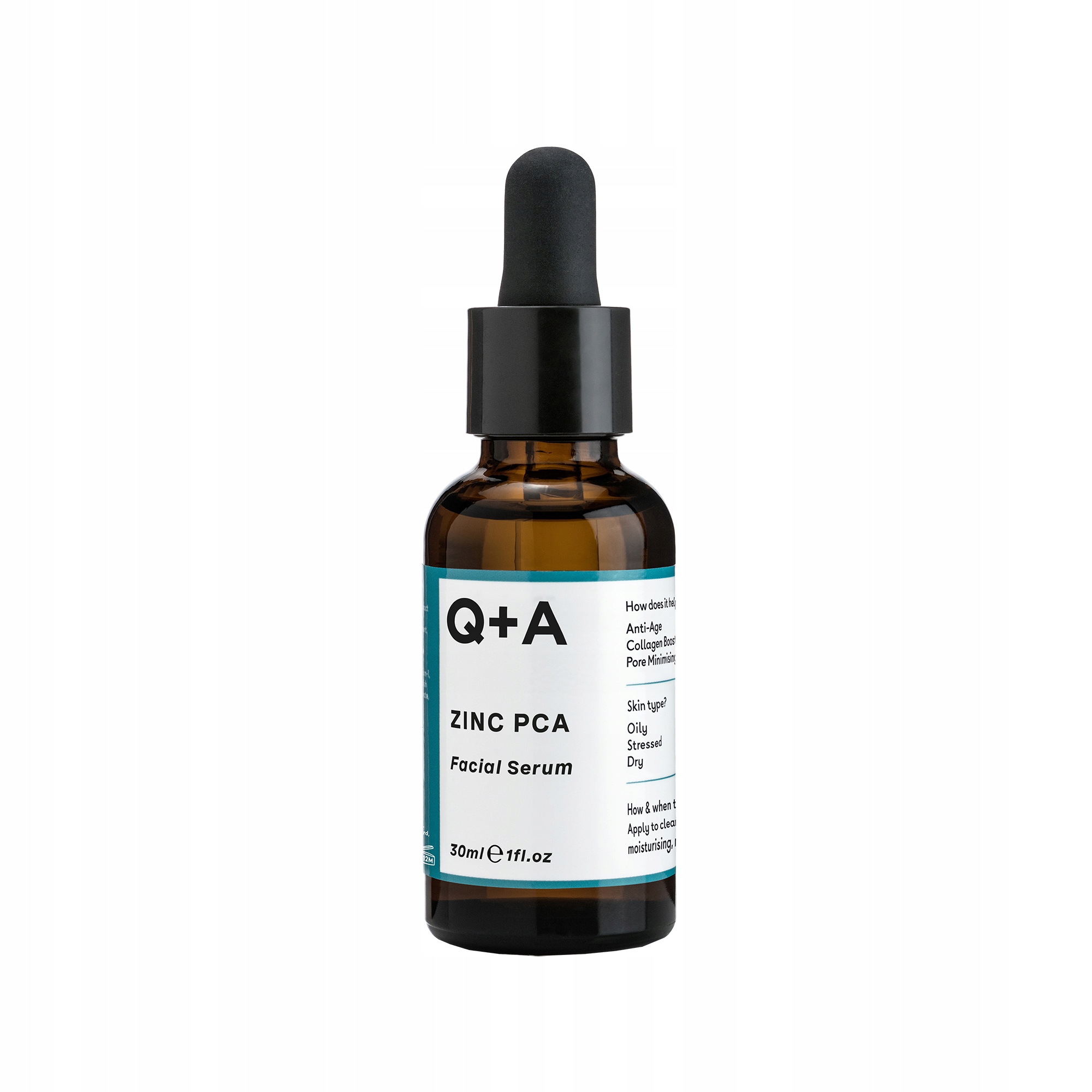 Q+A - Zinc PCA Facial Serum, 30ml - regeneračné pleťové sérum so zinkom