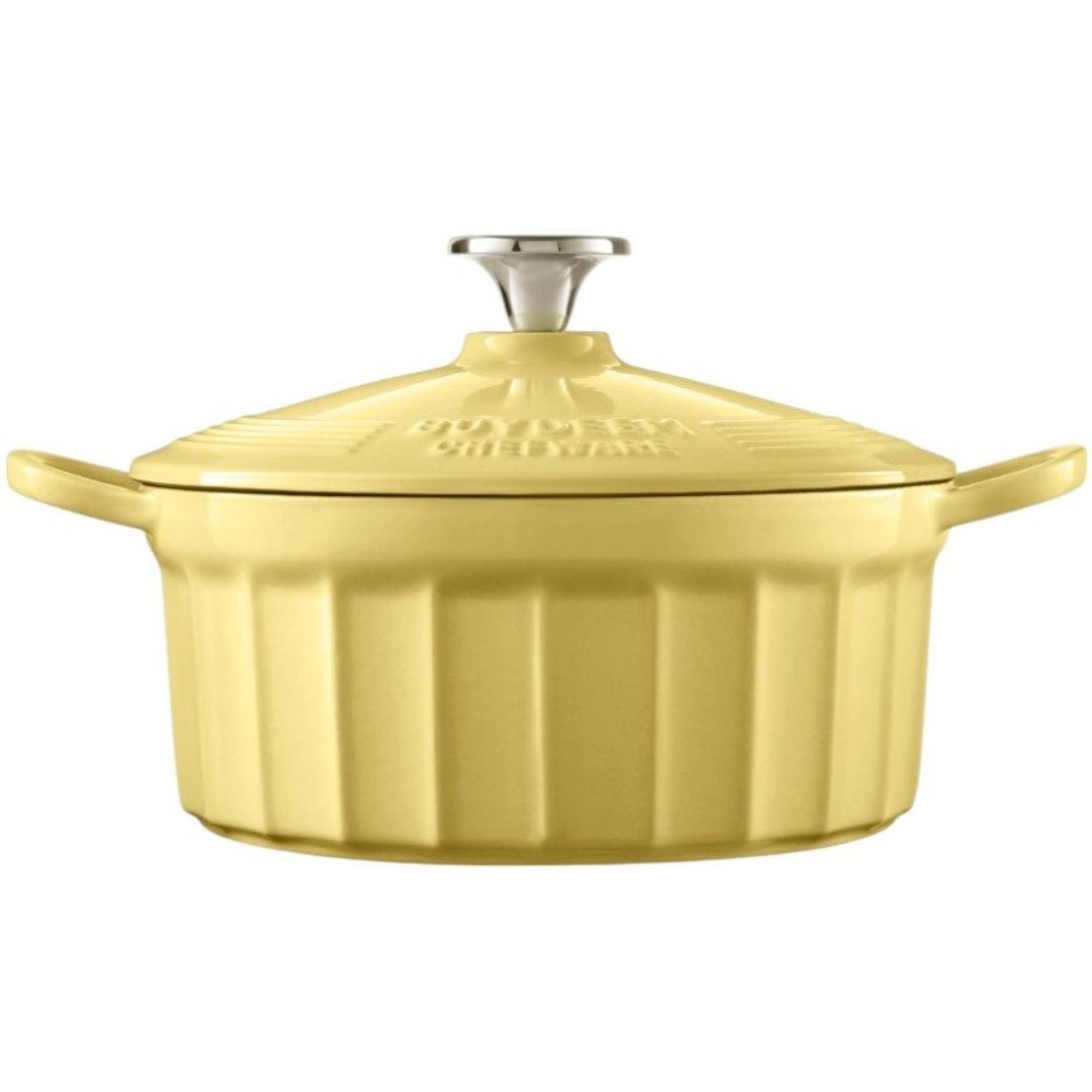 BUYDEEM Emaliowane naczynie żeliwne 2,9L, CP521, Mellow Yellow — 2