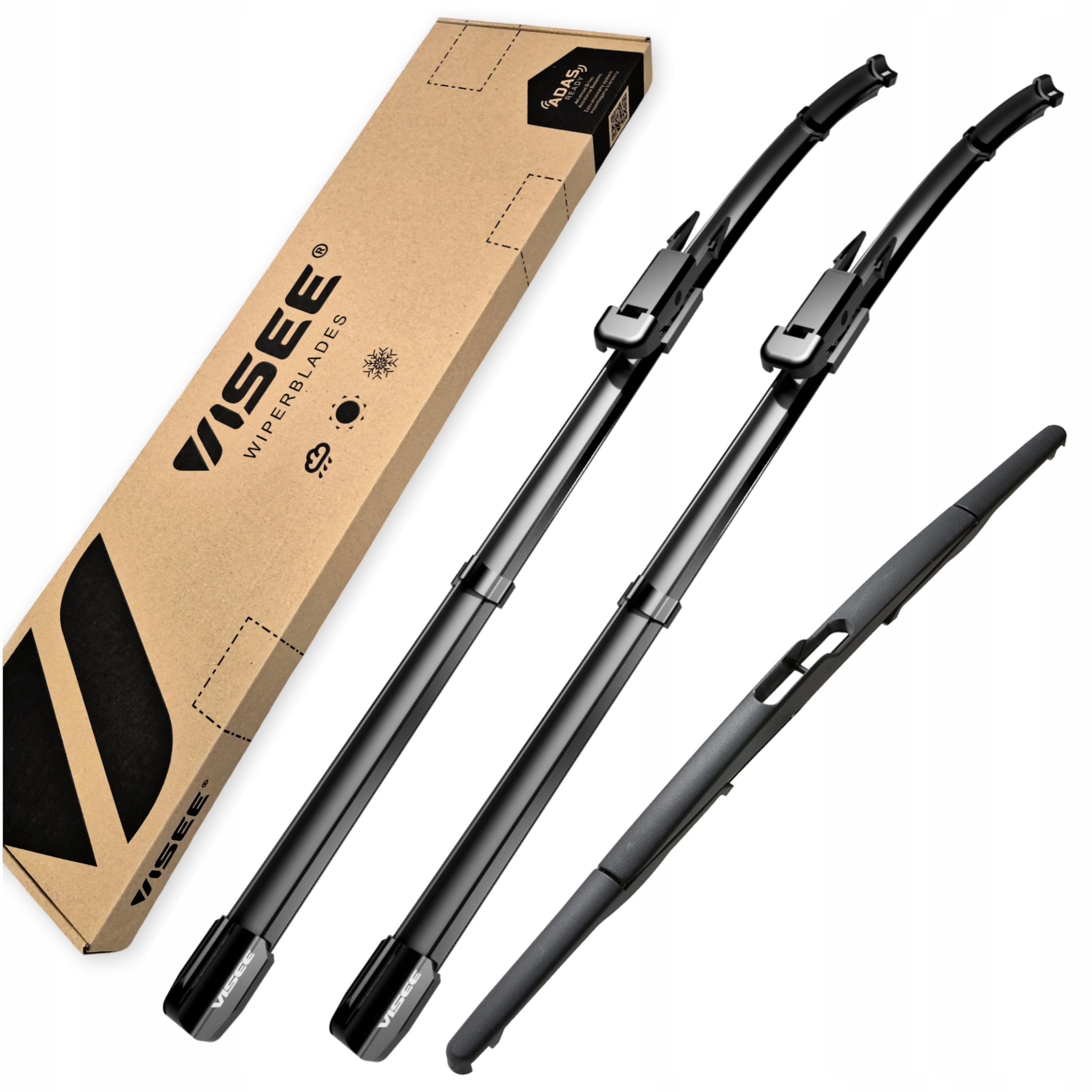 Stěrače automobilů Visee přední zadní pro Volvo C30 08.10-07.12