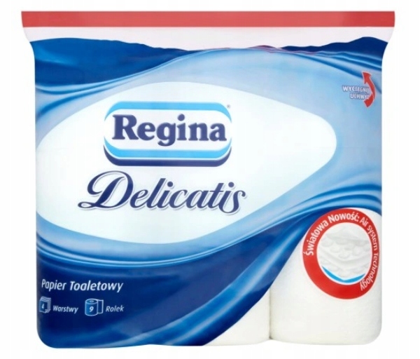 

Regina, Delicatis Papier toaletowy, 9 rolek