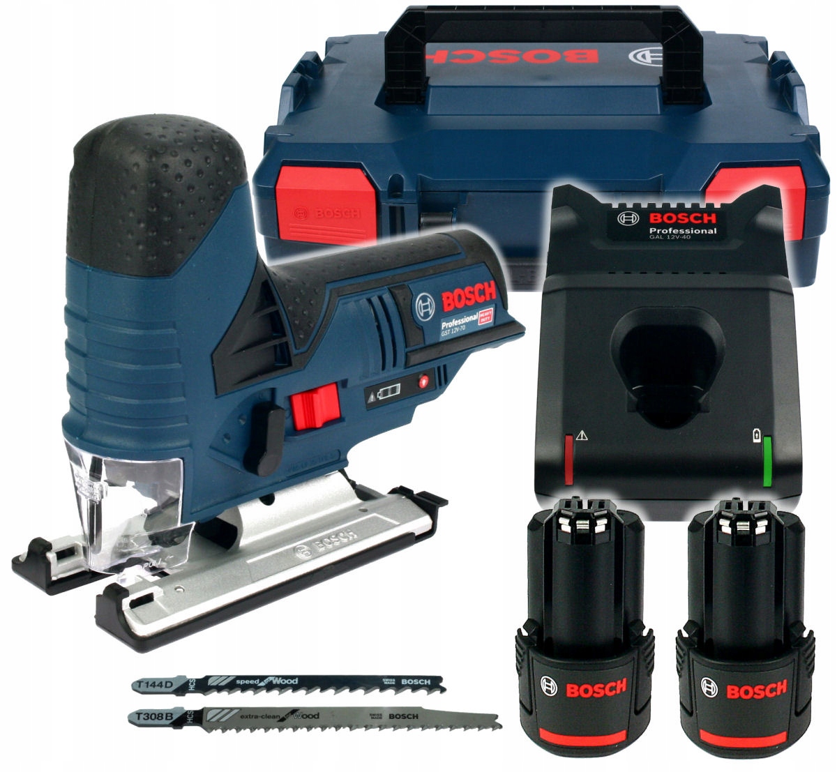 

Wyrzynarka Gst 12V-70 Bosch 2x2,0Ah L-boxx