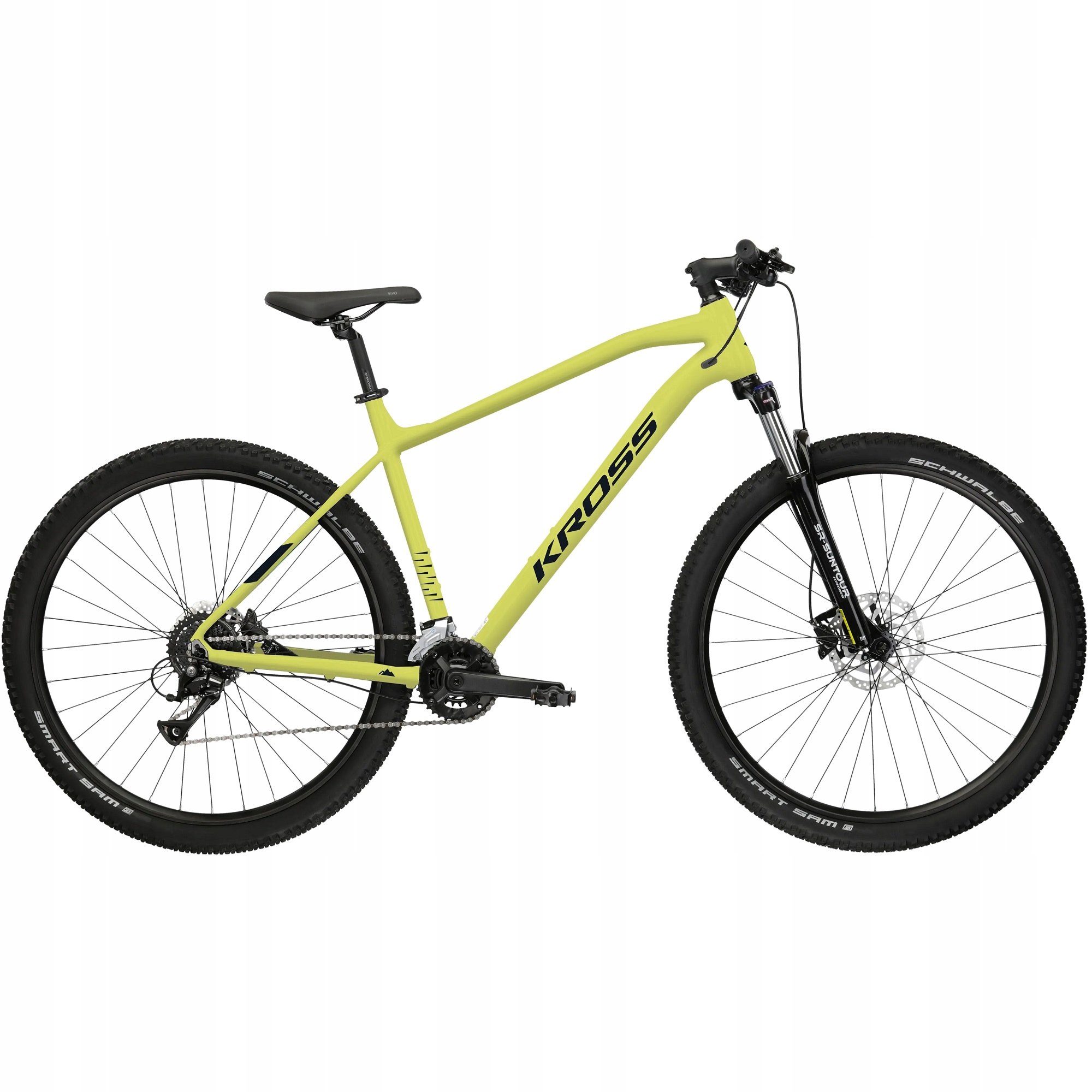 Rower Mtb Kross Level 1.0 rama 17 cali koło 29 " żółty