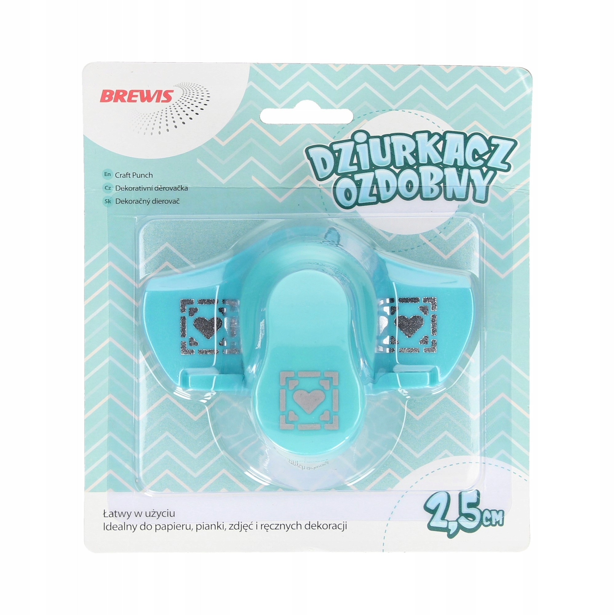 DZIURKACZ BRZEGOWY SERCE 2,5 CM DB25-1 brewis