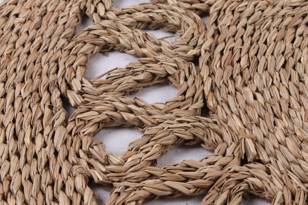 OWALNA MATA PODŁOGOWA Z TRAWY MORSKIEJ 90x120 cm Kod producenta VMOV.90X120