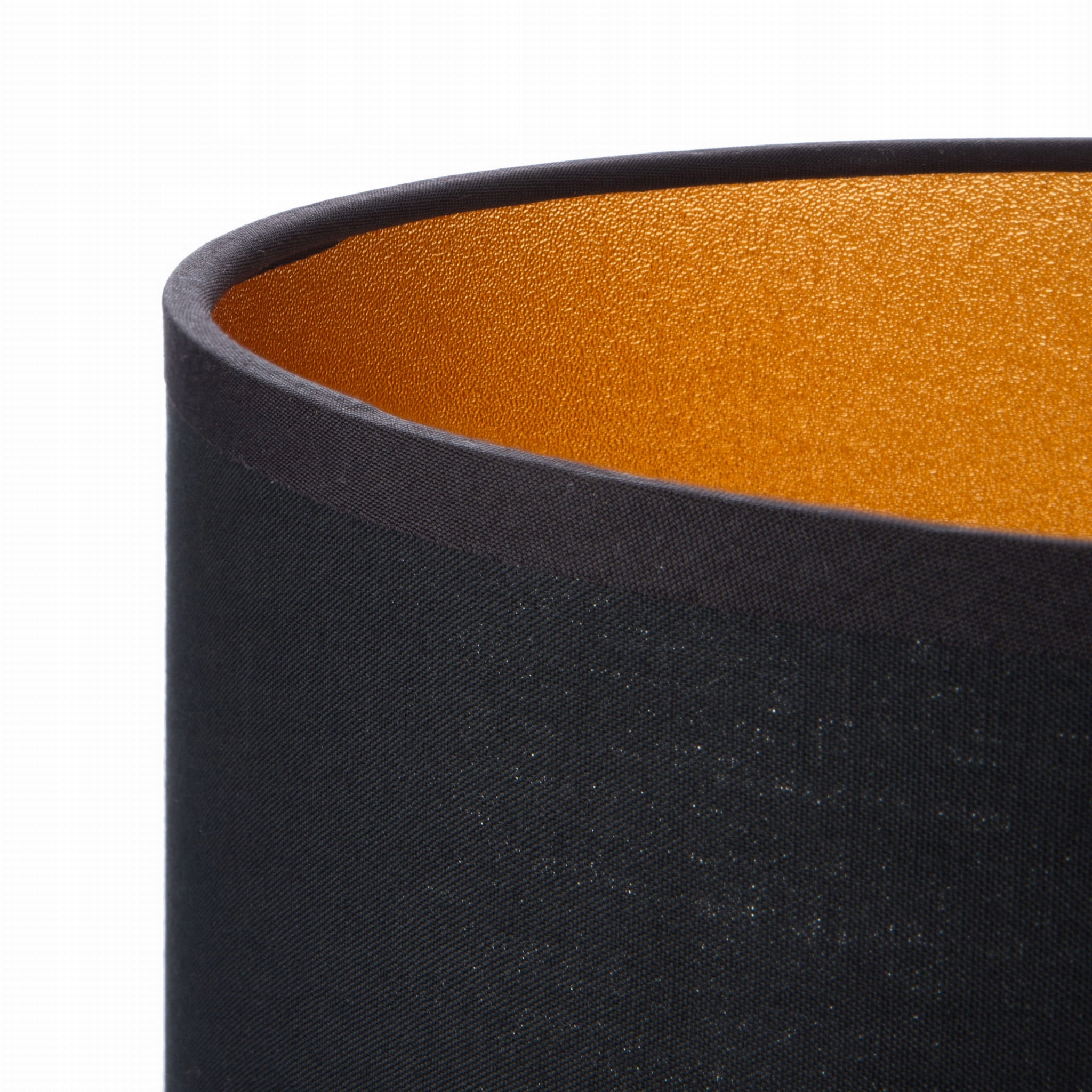 Lampka nocna złoty stelaż czarny abażur Oro EAN (GTIN) 5908275926955