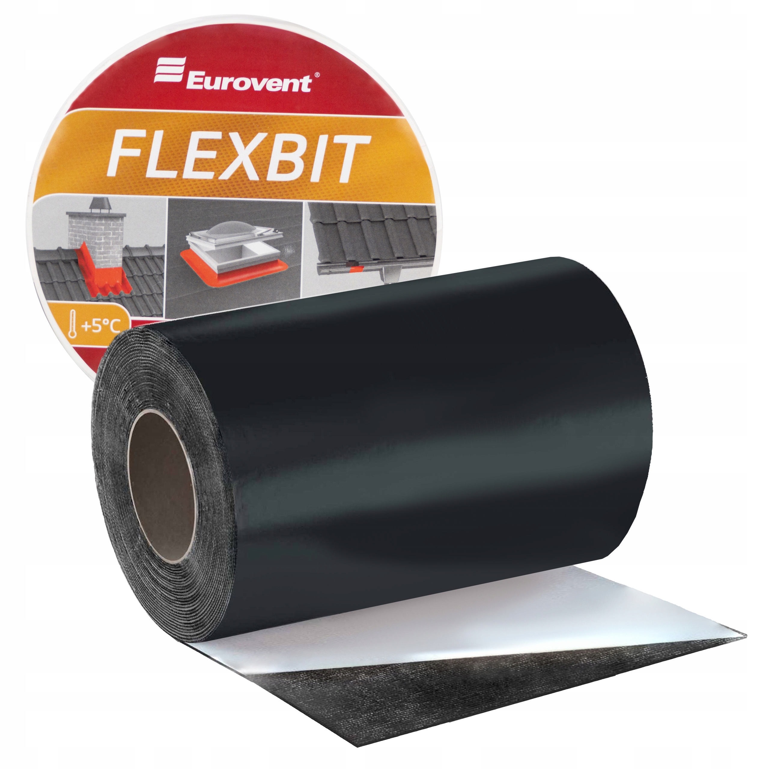 Bitumenová těsnící pokrývačská páska 300 mm x 10 m Ral 7016 Eurovent