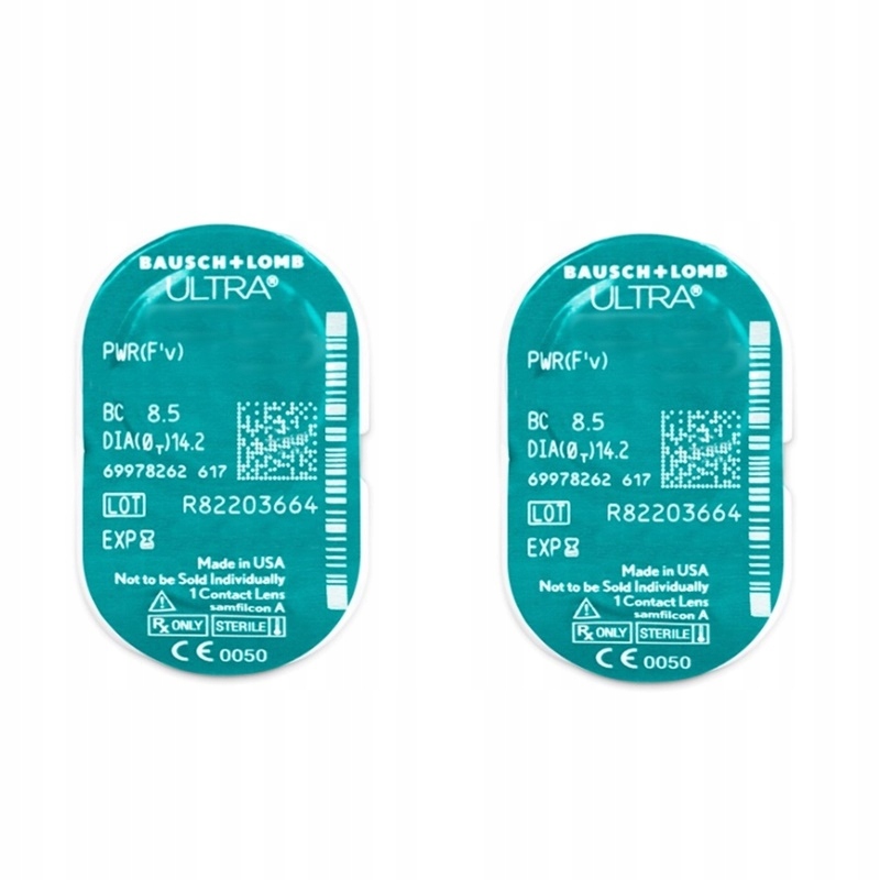 

Soczewki Ultra Bausch+Lomb 2 szt. moc -5,00