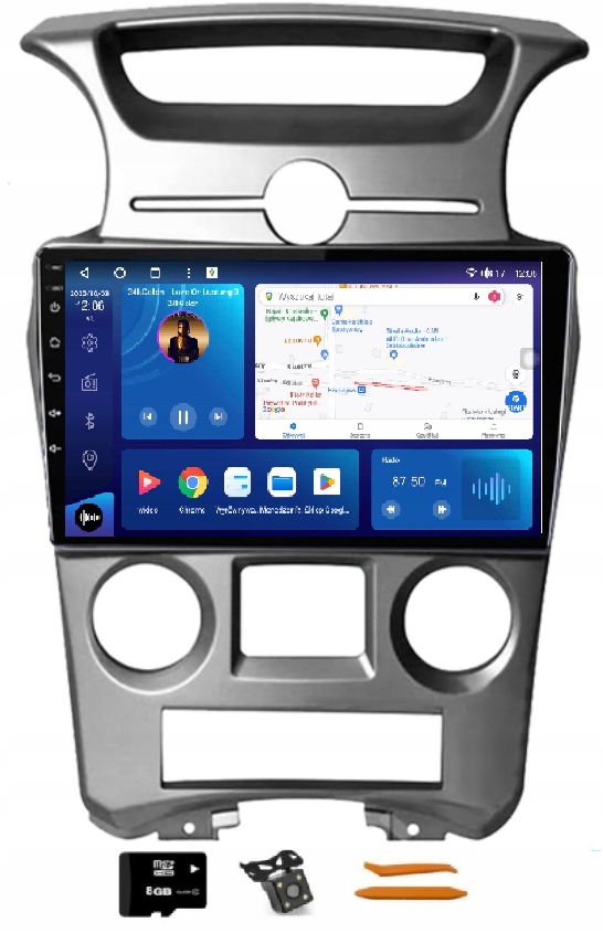 Rádio Android Navigácia Qled Carplay Lte 64GB Gps Dsp Kia Carens 3 06-12