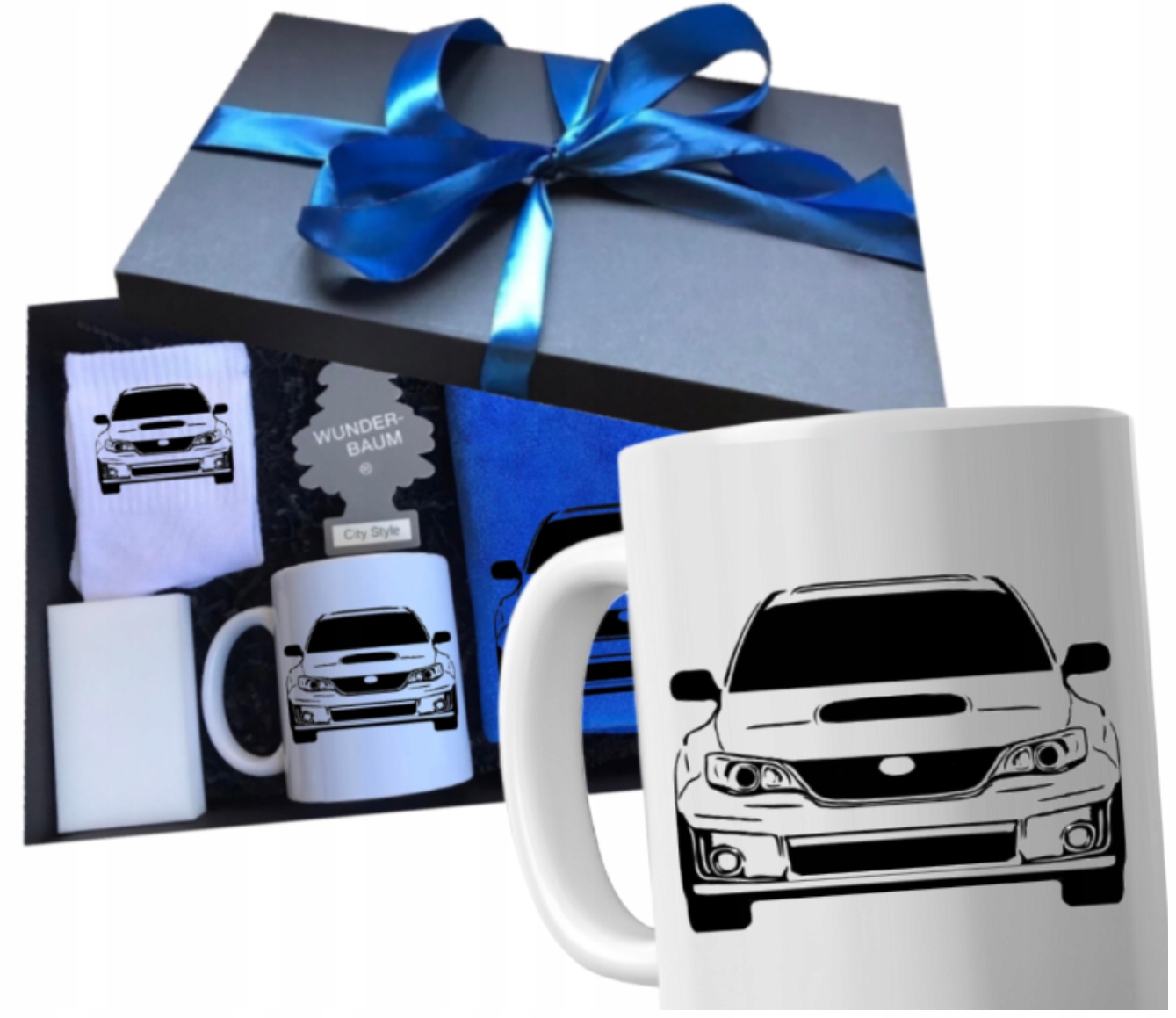 Sada dárek hrnků pro bratra, pro kamaráda, řidiče auta Subaru