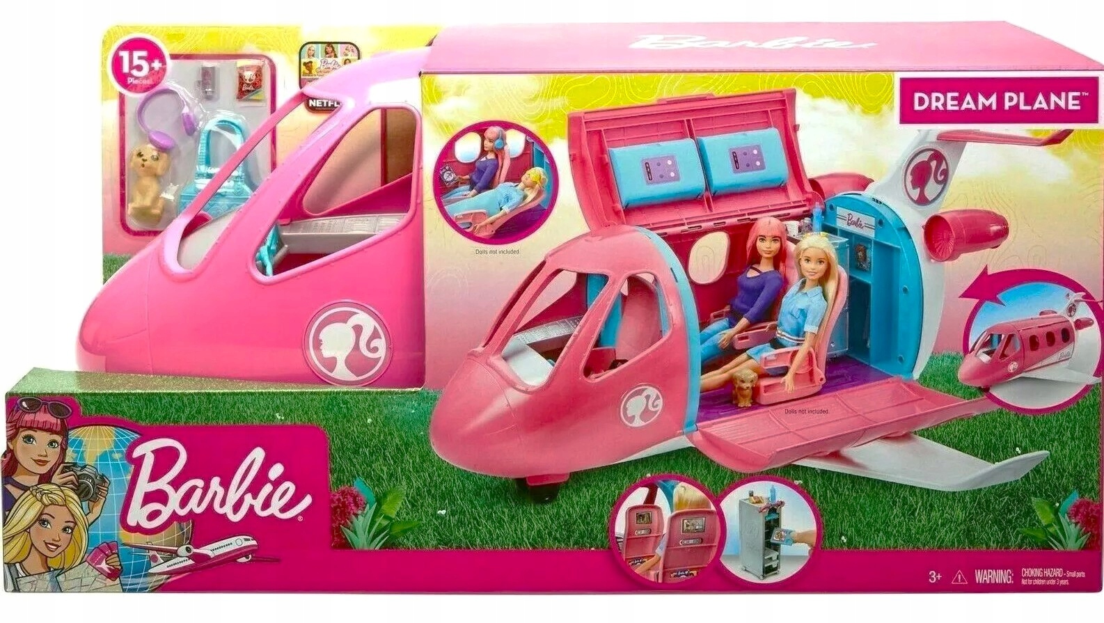 Barbie Samolot duzy samolot Barbie GDG76 Mattel