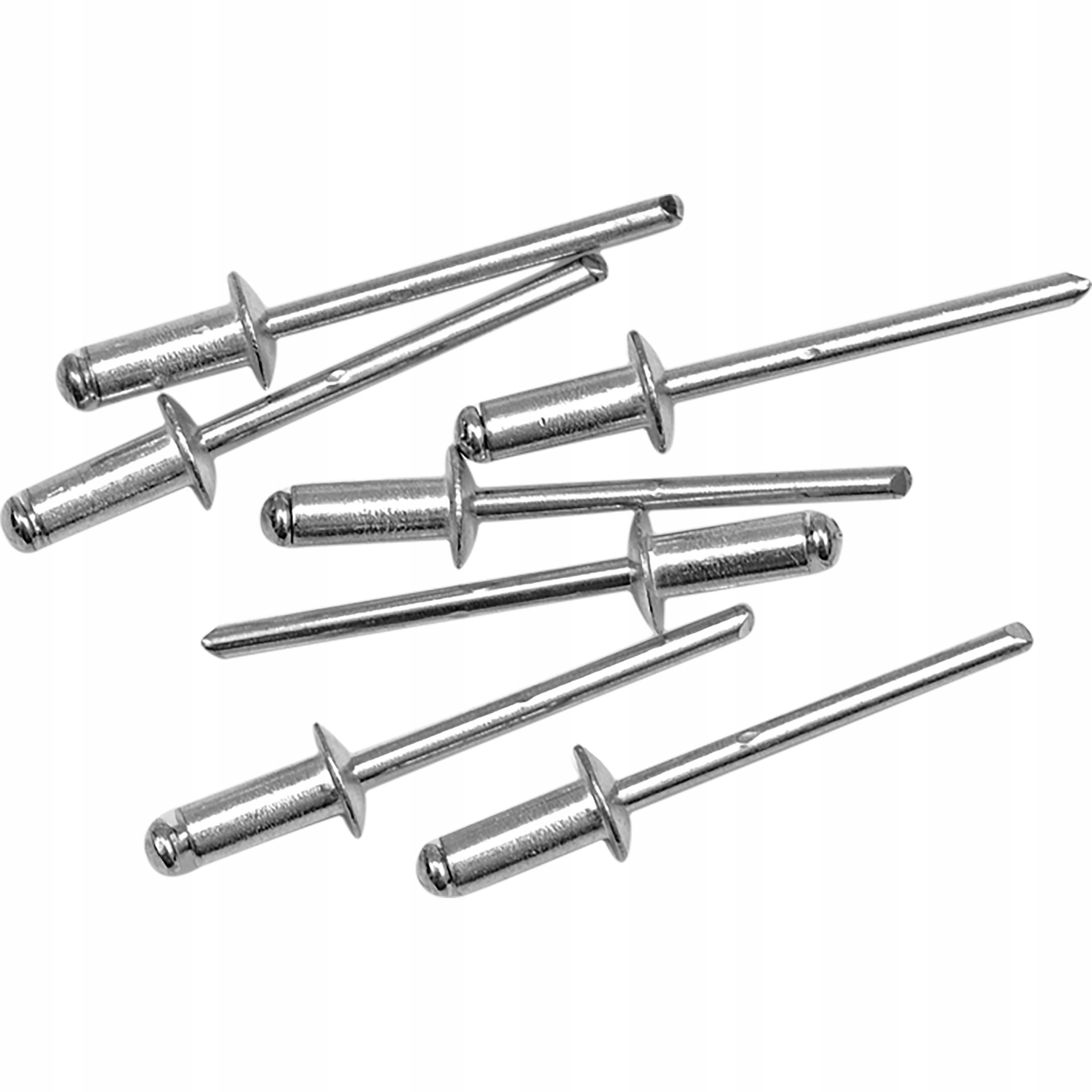 Zestaw 50 Nitów Aluminiowych 12.7X3.2MM Do Łączenia Konstrukcji Vorel