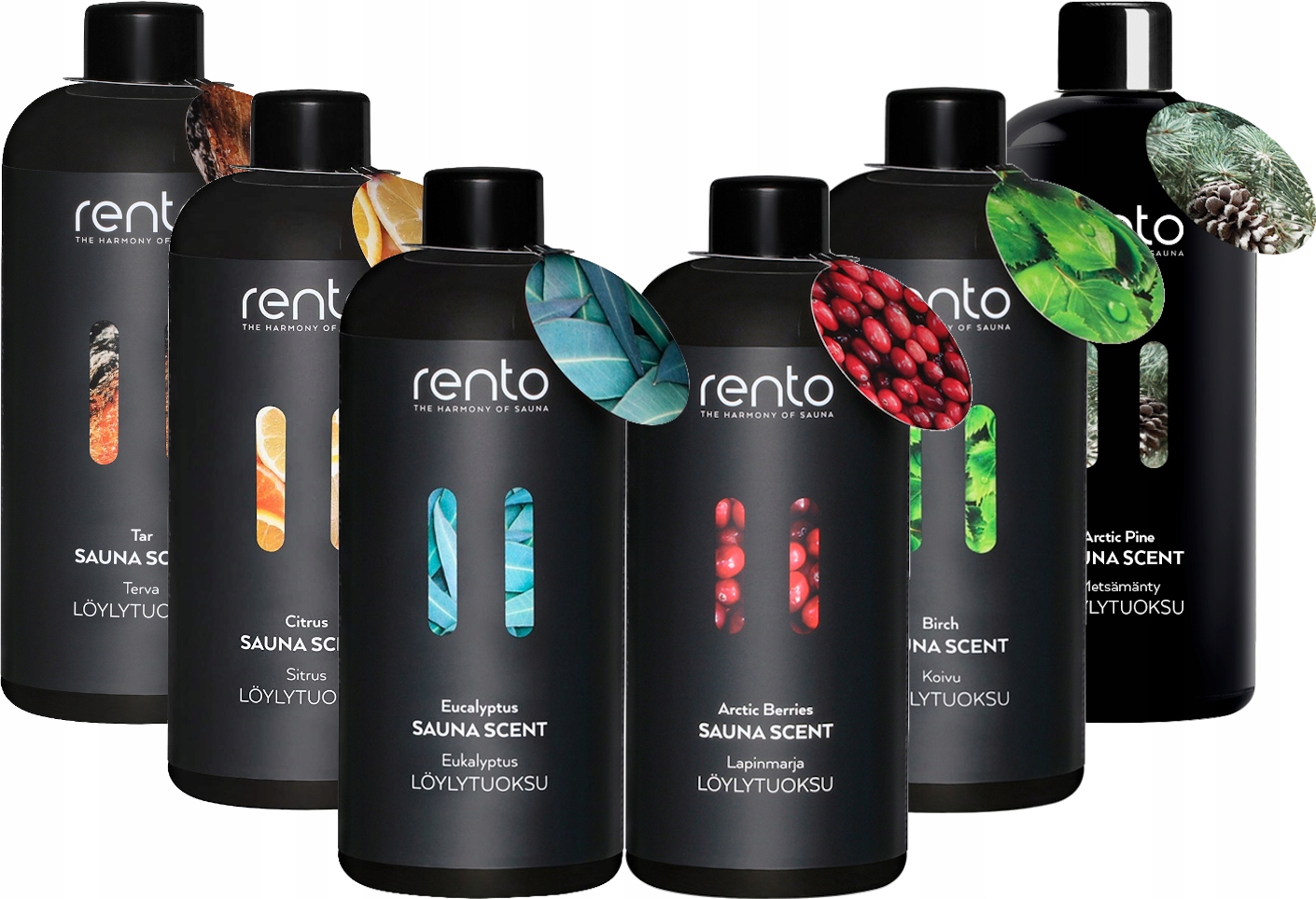 Ароматное запах масла для сауны rento kit x 6 шт.