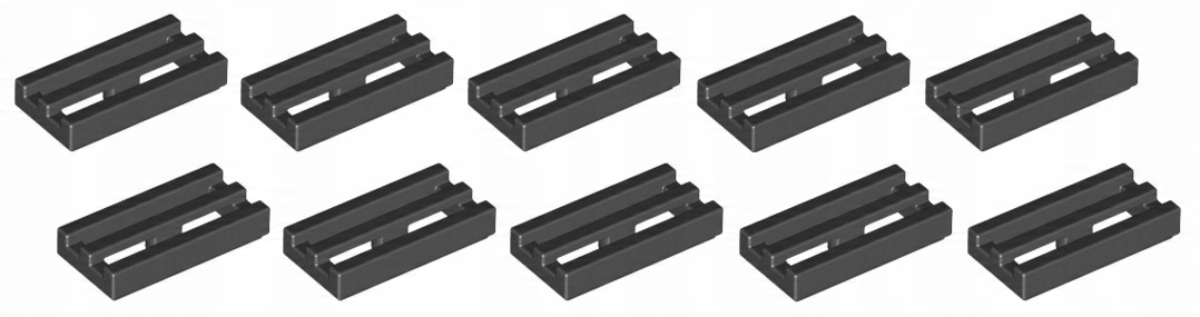 

Lego płytka kratka 1x2 czarna 10 szt. 2412