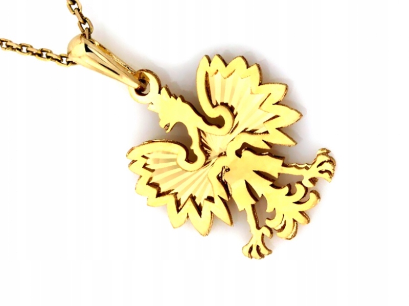 Zlatý přívěsek Au 585 Orel ZA4238