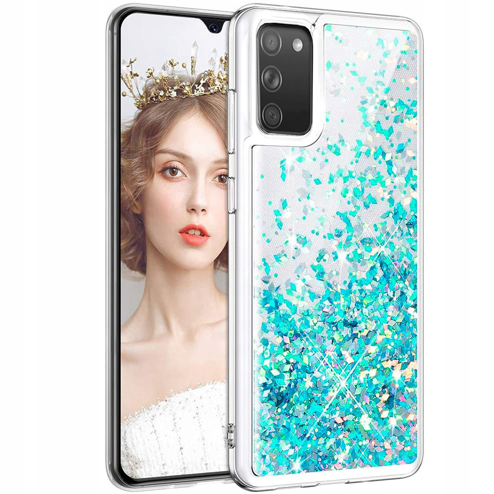 

Etui Liquid Brokat + Szkło do Samsung Galaxy A41