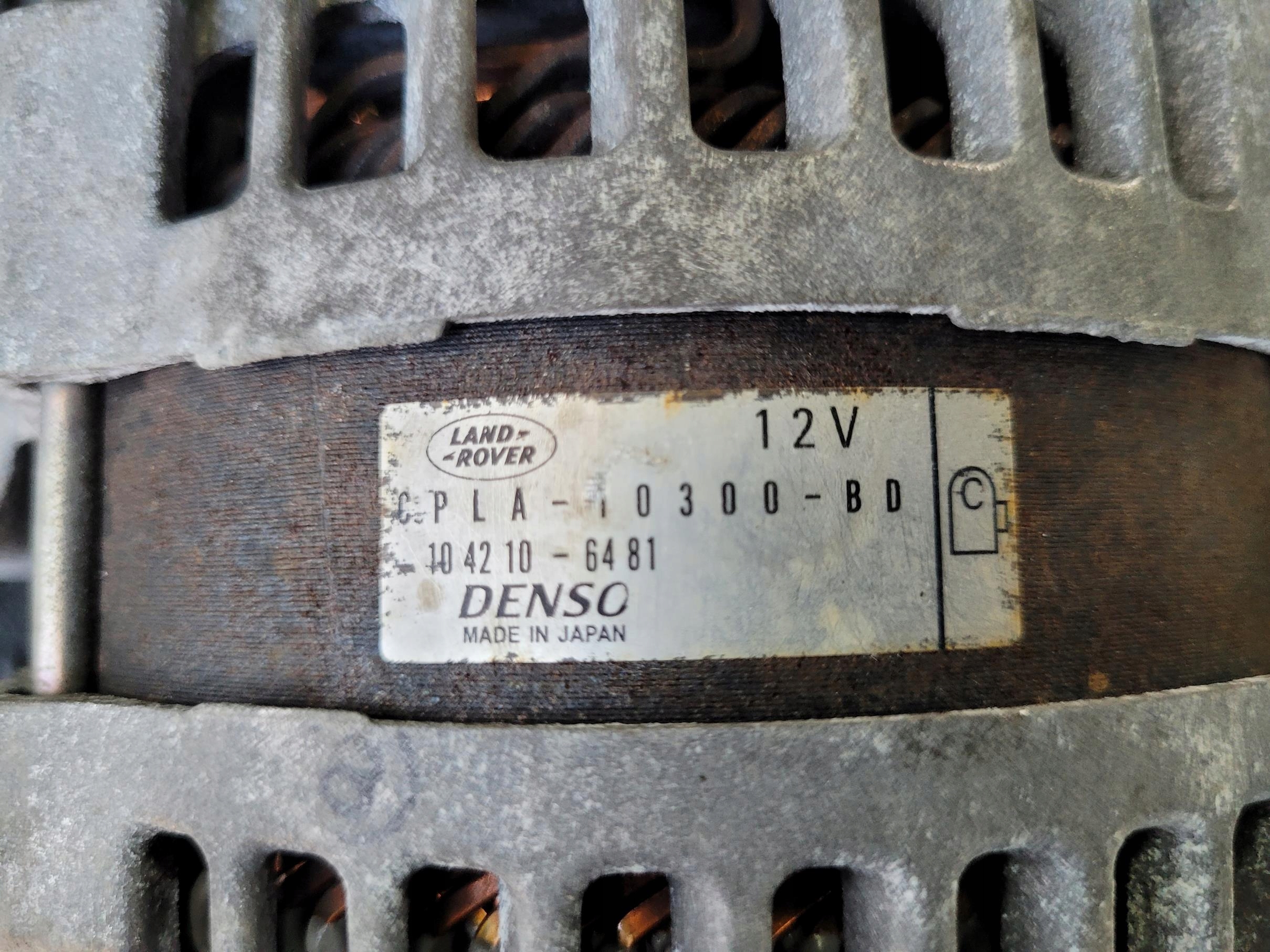 ALTERNATOR CPLA-10300-BD RANGE ROVER VOGUE L405 3.0 D