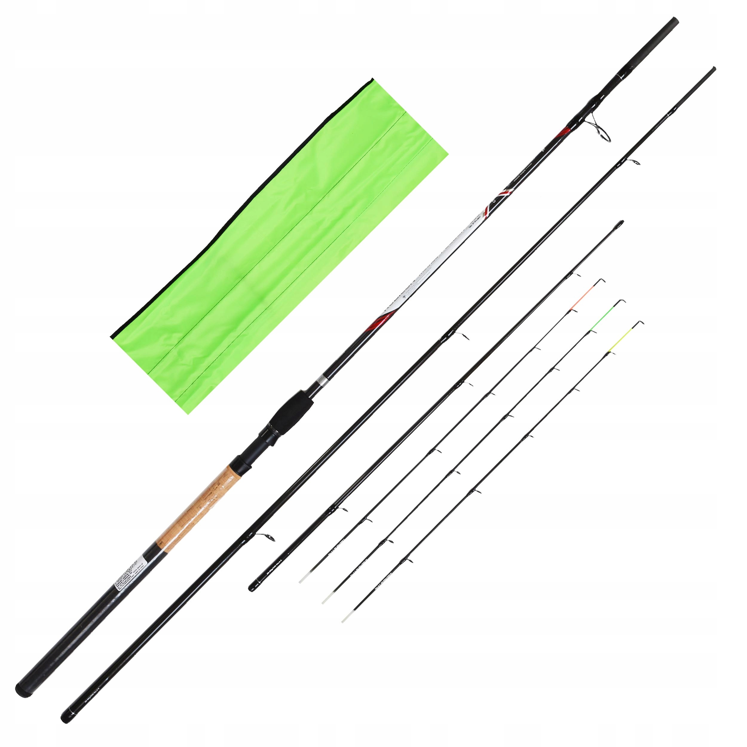 Wędka Jaxon Rubicon Method Feeder 3.30m 20-60g +3 zapasowe szczytówki