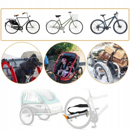 ZACZEP DO PRZYCZEPKI ROWEROWEJ PASEK WÓZKI Obciążenie maksymalne 1 kg