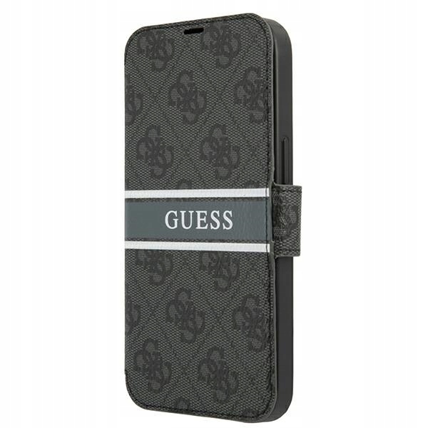 Guess GUBKP13L4GDGR iPhone 13 Pro 13 6,1" šedá/šedá kniha 4G Stripe