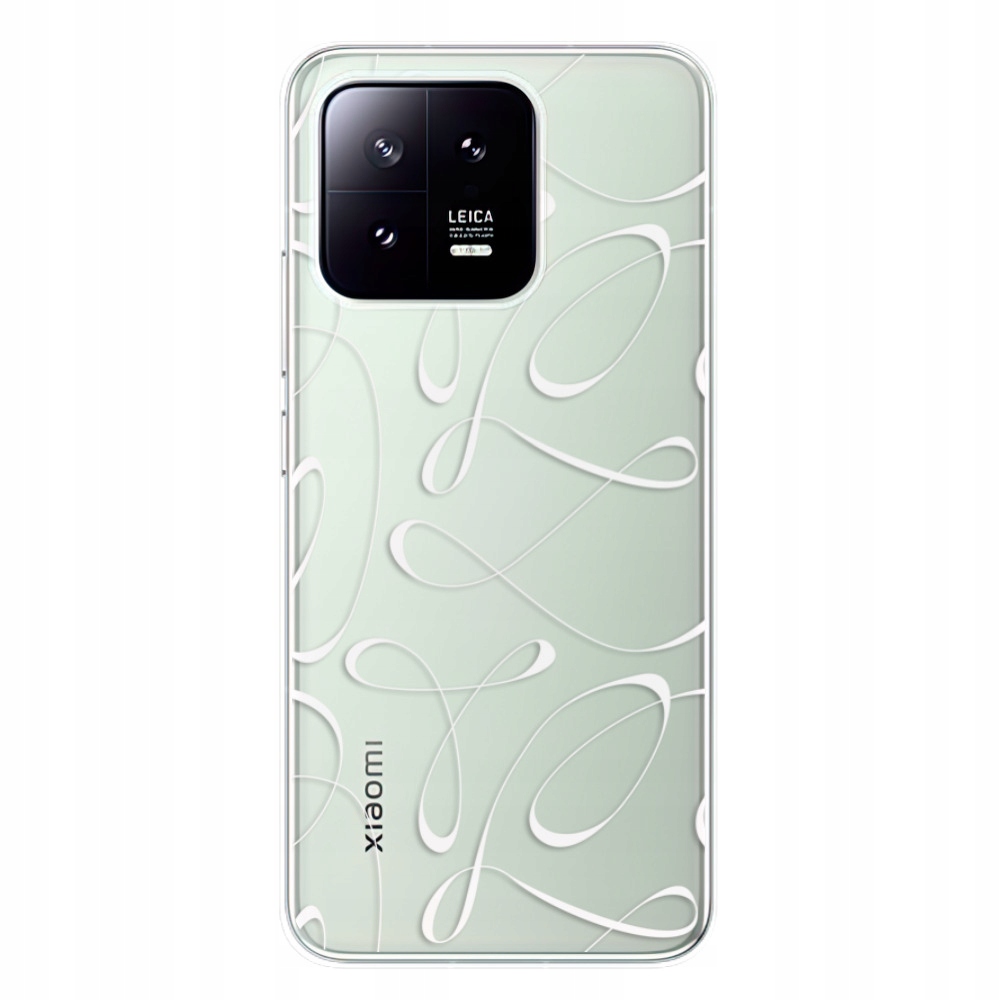 Silikonowe etui iSaprio Fancy białe do Xiaomi 13
