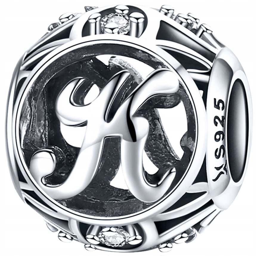 

Charms do Pandora Literka K srebro 925 koralik