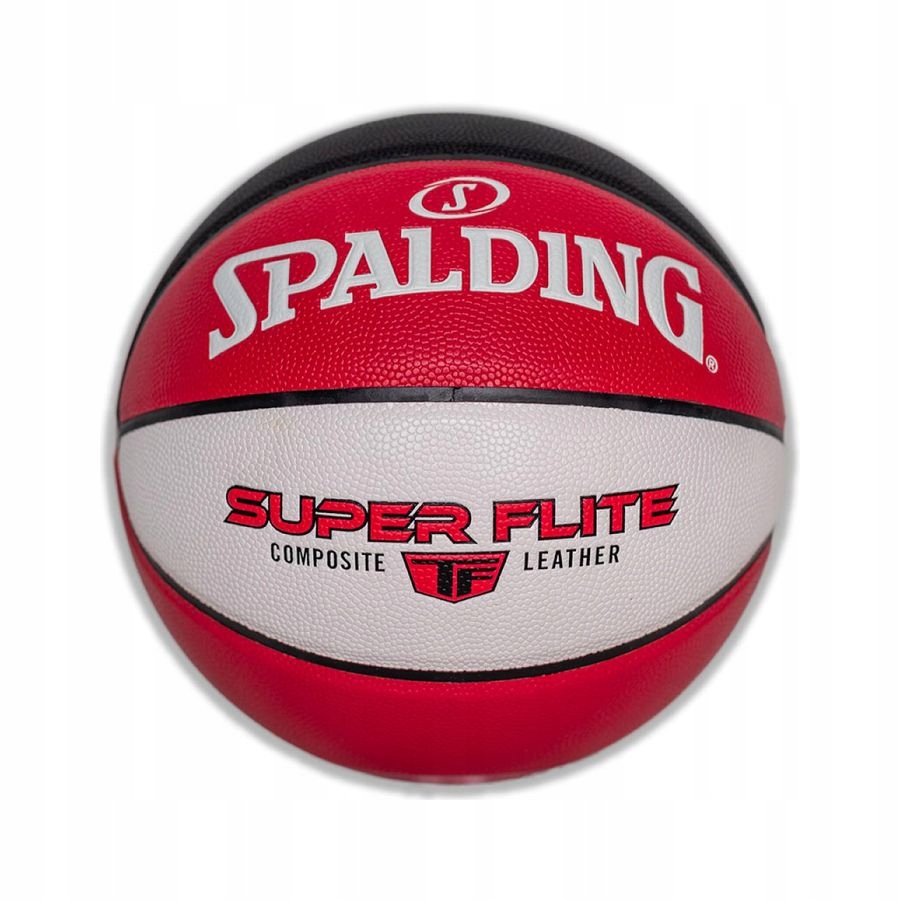 PIŁKA DO KOSZYKÓWKI SPALDING SUPER FLITE RD/BK 7 Kod producenta 76929Z