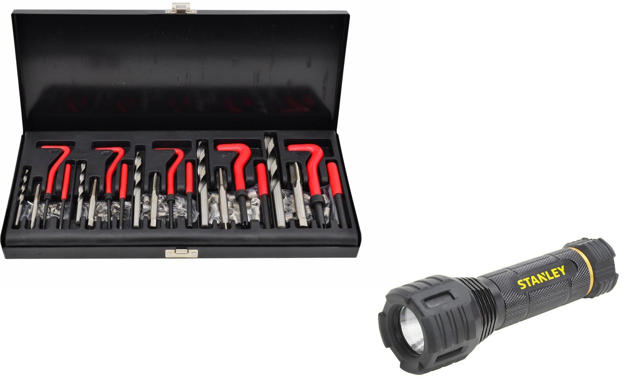 Комплект для ремонту різьби 131ШТ.+ліхтарик