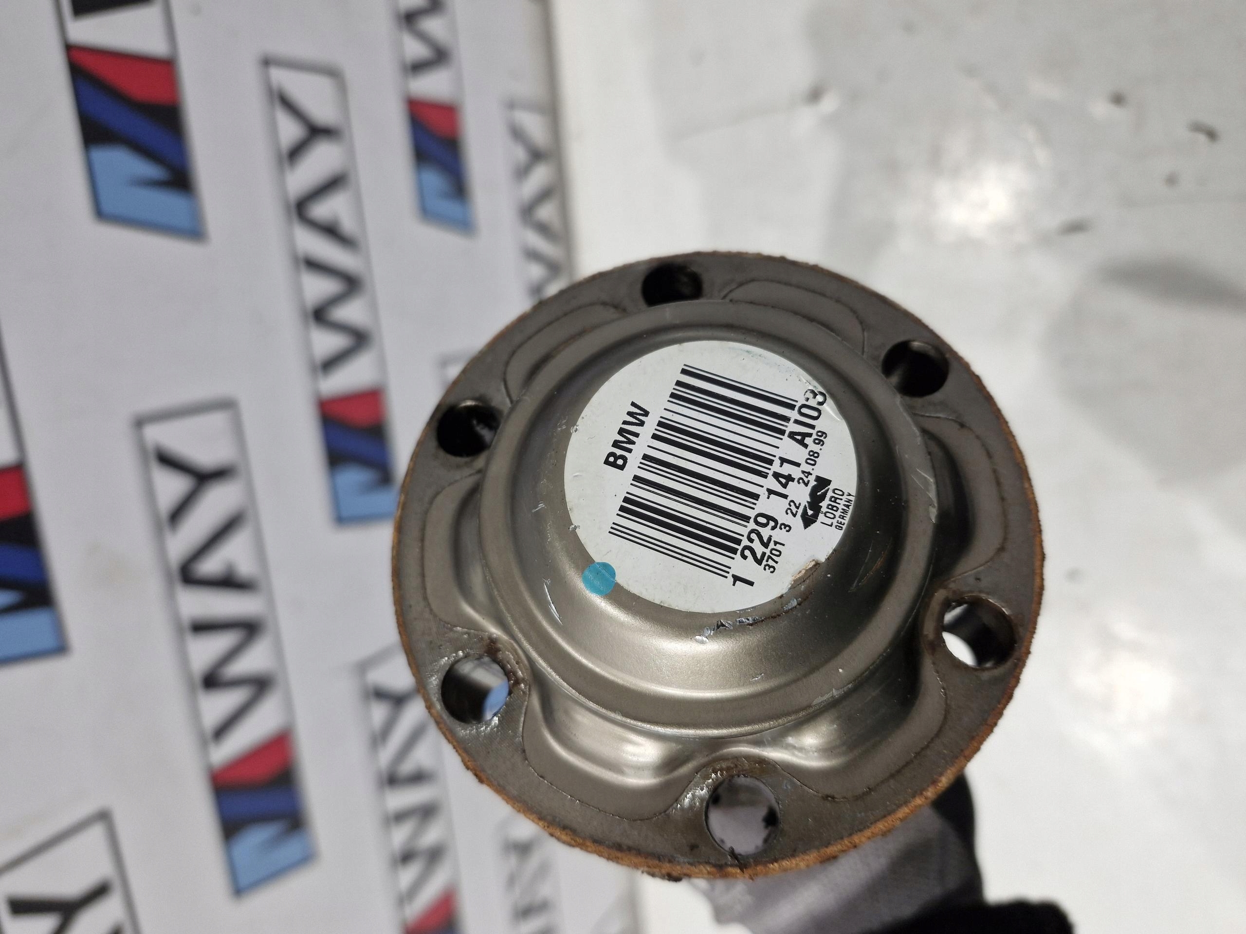 1229141 BMW E39 semi-axis left rear part rear