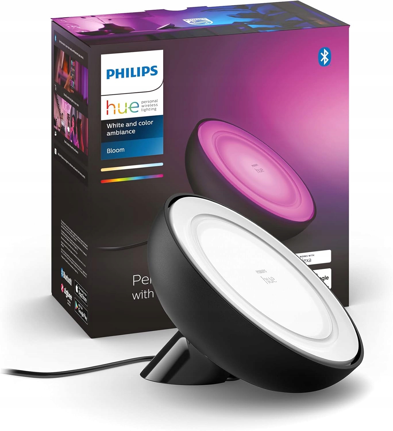 Stolová Led nočná lampa 7.3 W Rgb Cct Inteligentná Smart Bloom Philips Hue