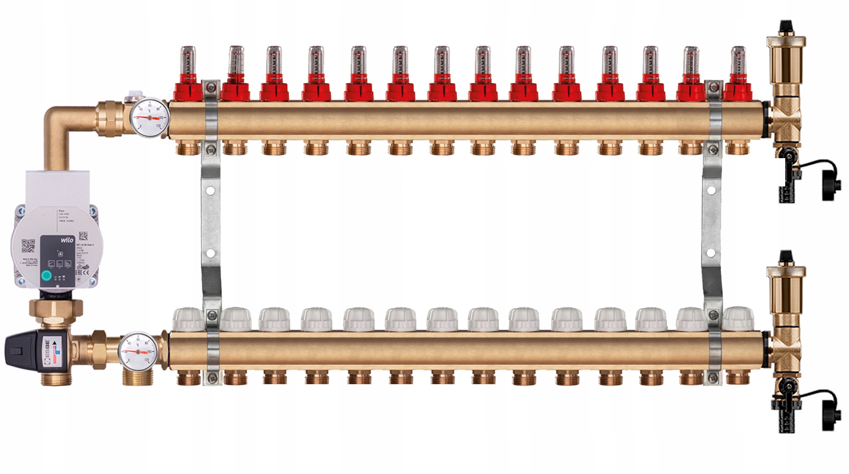 Rozdělovač 14 S Čerpací Skupinou Wilo Pro Podlahovku
