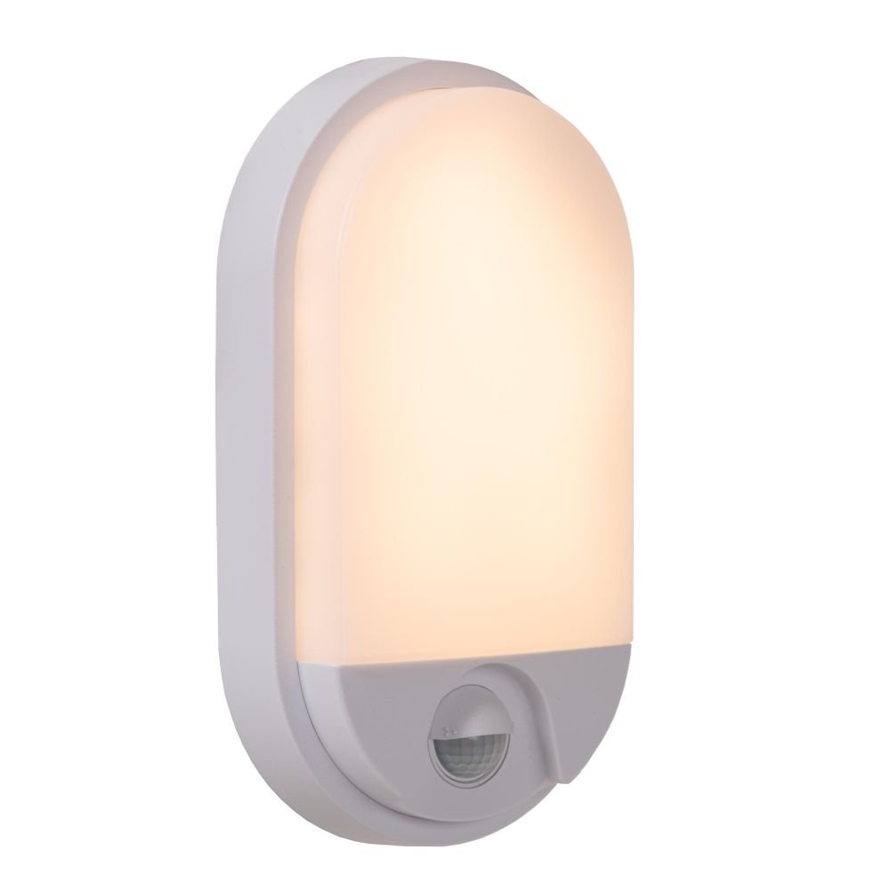 Nástěnná lampa s Led senzorem pohybu a soumraku 10W Hups 22864/10/31 Lucide