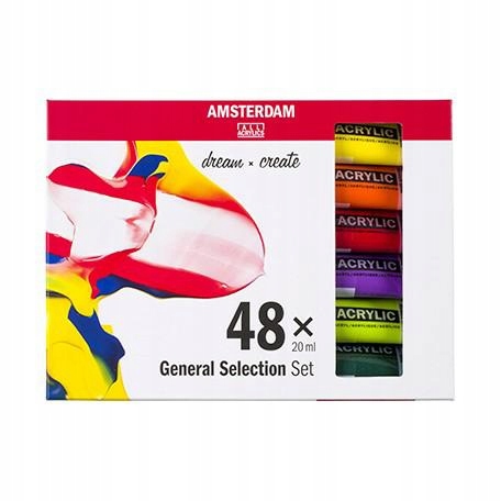 Sada akrylových barev Amsterdam 48x20ml