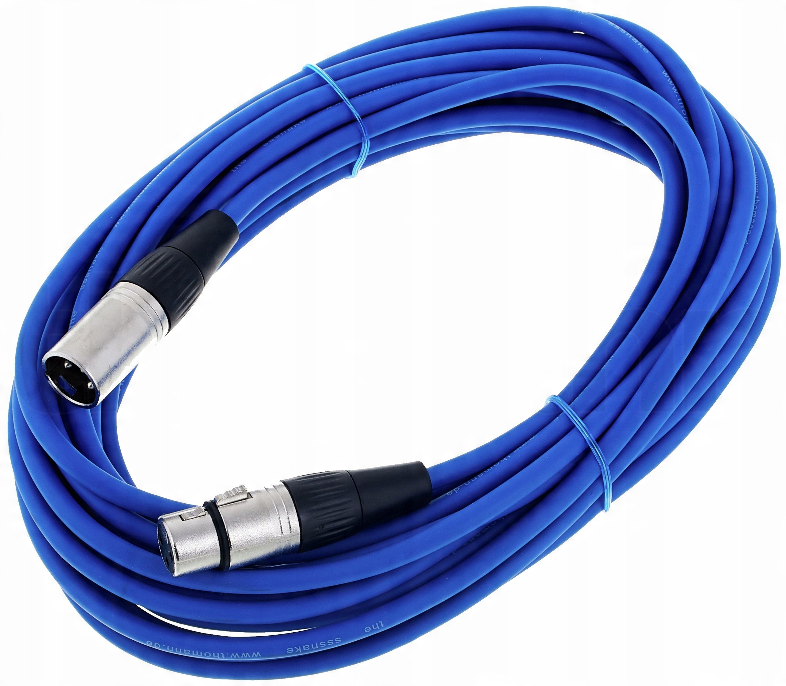 

Kabel przewód mikrofonowy Xlr Xlr 10 m niebieski