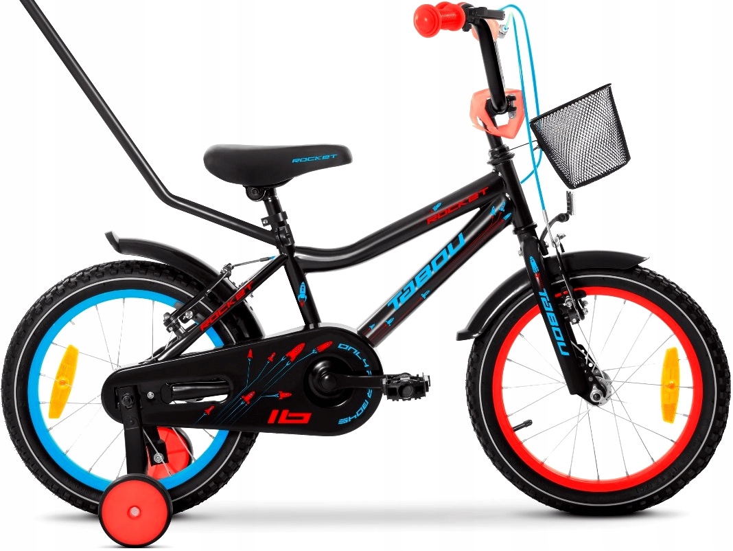 Rower dziecięcy Tabou Rocket 14" black red