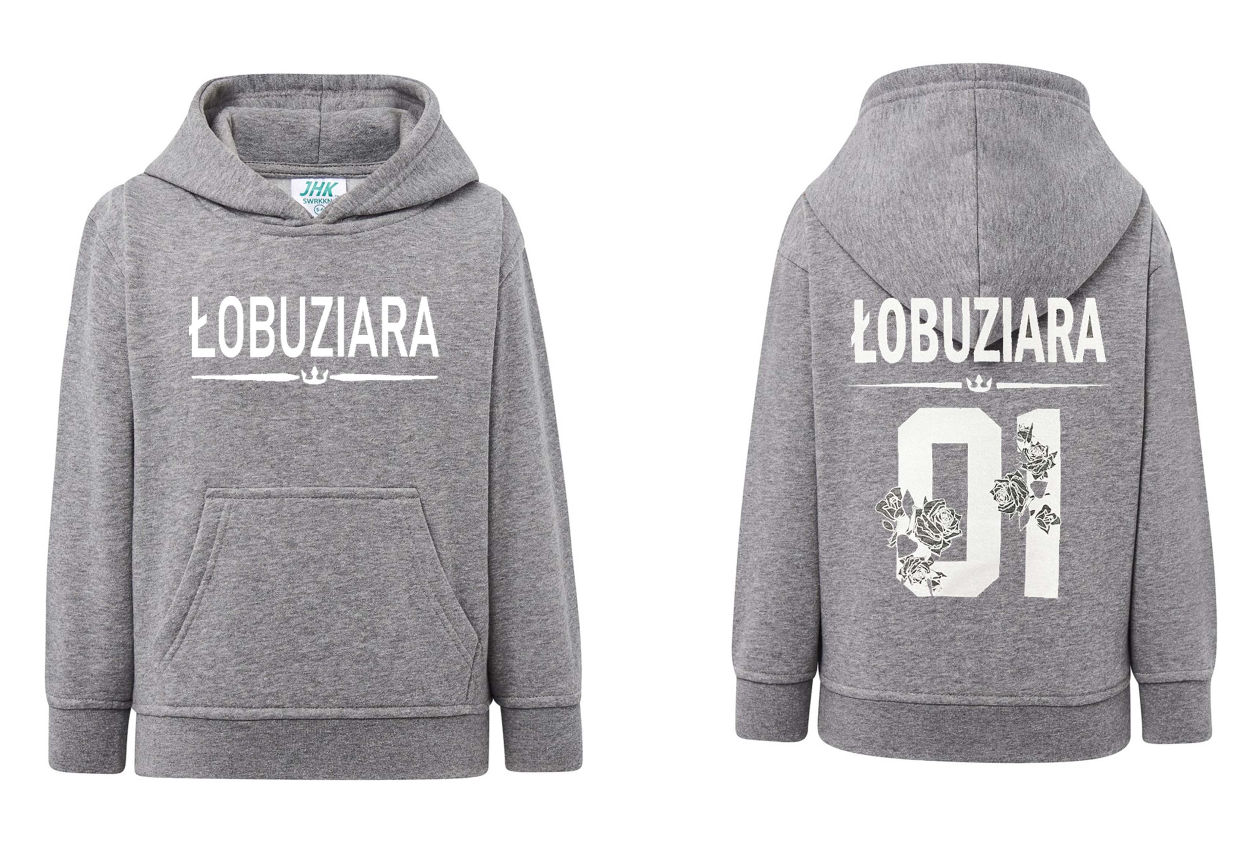

Bluza kangur dziecięca młodzież łobuziara 122/ 5-6
