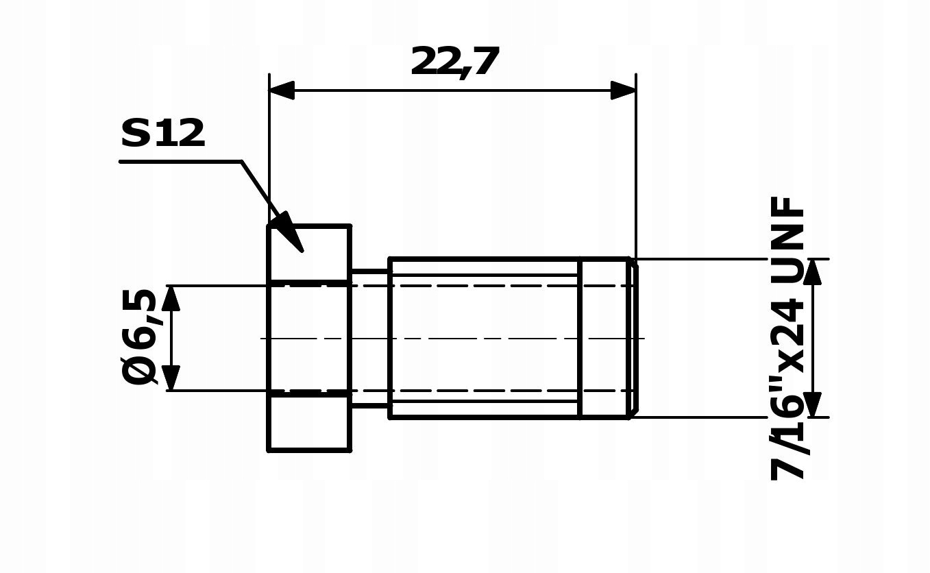 KOŃCÓWKA PRZEWODU HAMULCOWEGO 7/16x24 UNF [K.26] Producent części Spyra