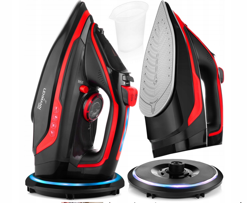 ŻELAZKO BEZPRZEWODOWE PAROWE CERAMICZNE MOC 3000W