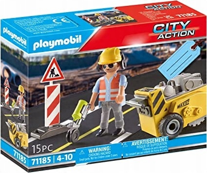 

Playmobil 71185 Pracownik Budowlany Z Frezarką