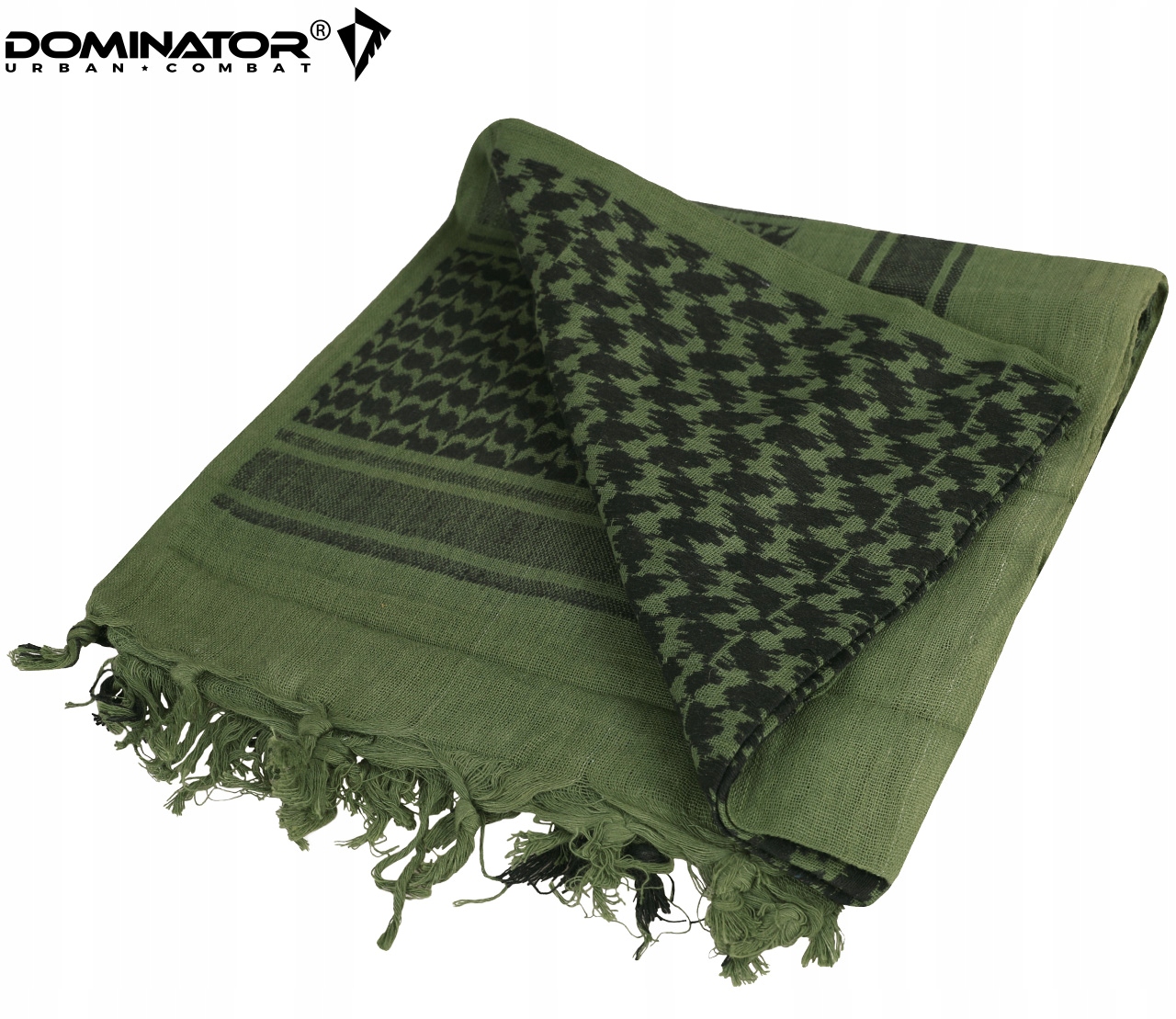 ARAFATKA CHUSTA KEFIJA SHEMAGH WOJSKOWA DOMINATOR 100X100 cm OLIVE BLACK Rozmiar uniwersalny