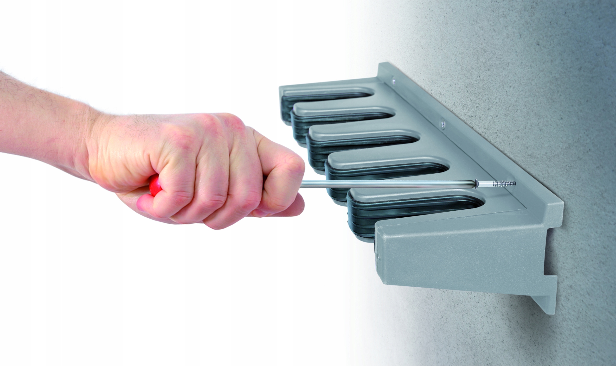 WIESZAK GARAŻOWY UCHWYT DO WARSZTATU GARAŻU NA 5 Wysokość produktu 7 cm