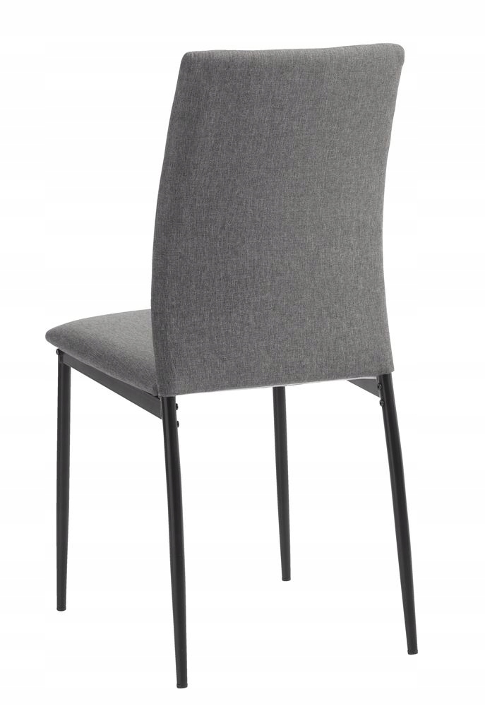 KRZESŁO SZARE TAPICEROWANE KRZESŁA SALON TRUSTRUP Głębokość mebla 53 cm