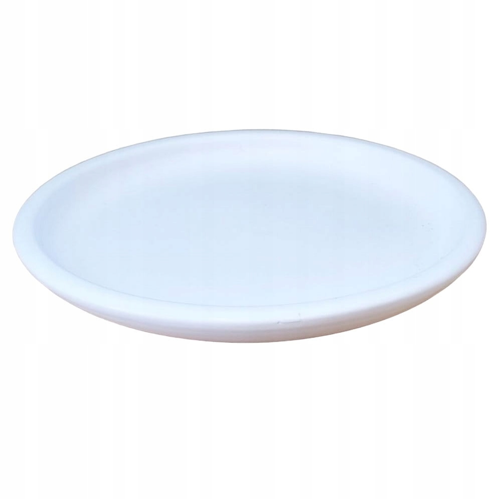 Podstawka pod doniczkę CERAMICZNA BIAŁA 16cm - spodek doniczkowy