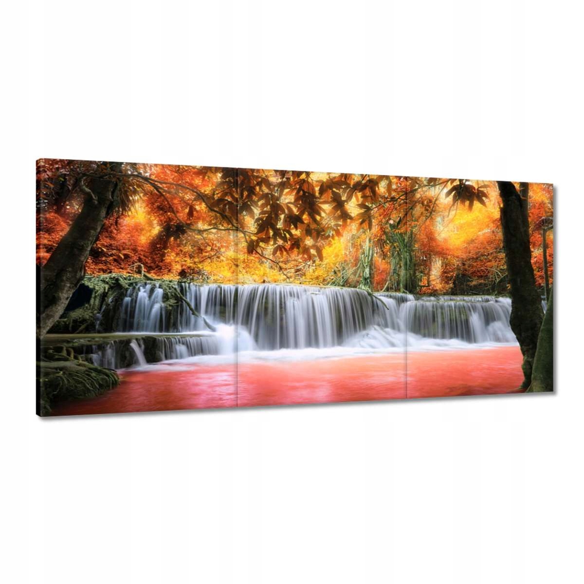 Obrazy 210x100 Jesenný vodopád