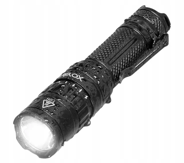 Latarka kompaktowa Led Vayox VA0077 do 9h pracy 1500lm Akumulatorowa Czarna