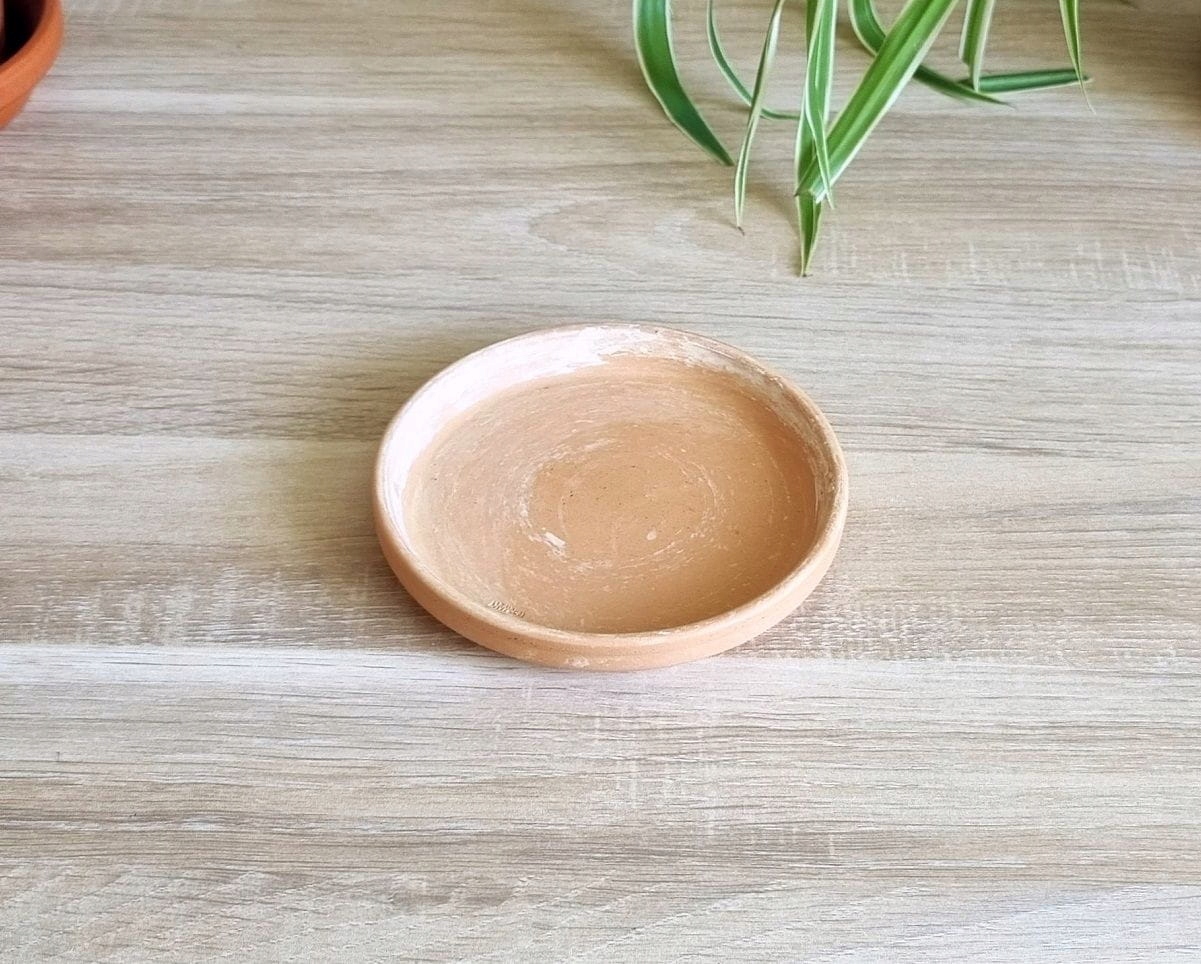 Podstawka gliniana pod doniczkę HM PIASEK 11cm - spodek z jasnej terakoty Kod producenta TP-150-062-11