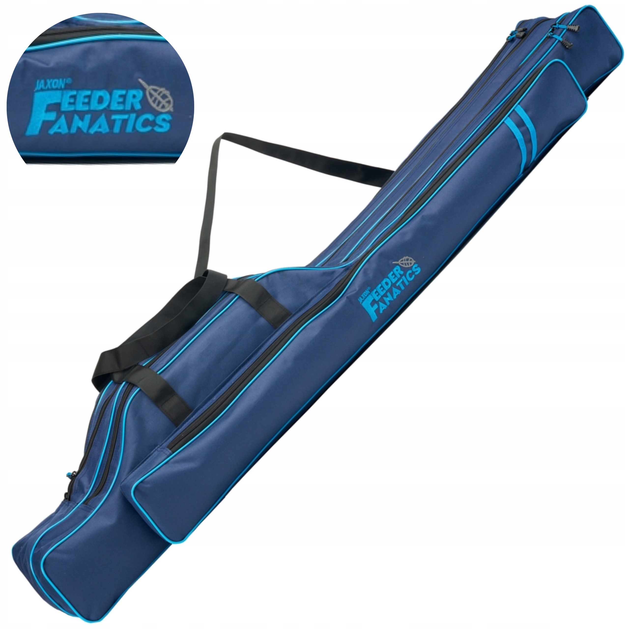 Pokrowiec Wędkarski na wędki 3 Komorowy 140cm Jaxon Feeder Fanatics