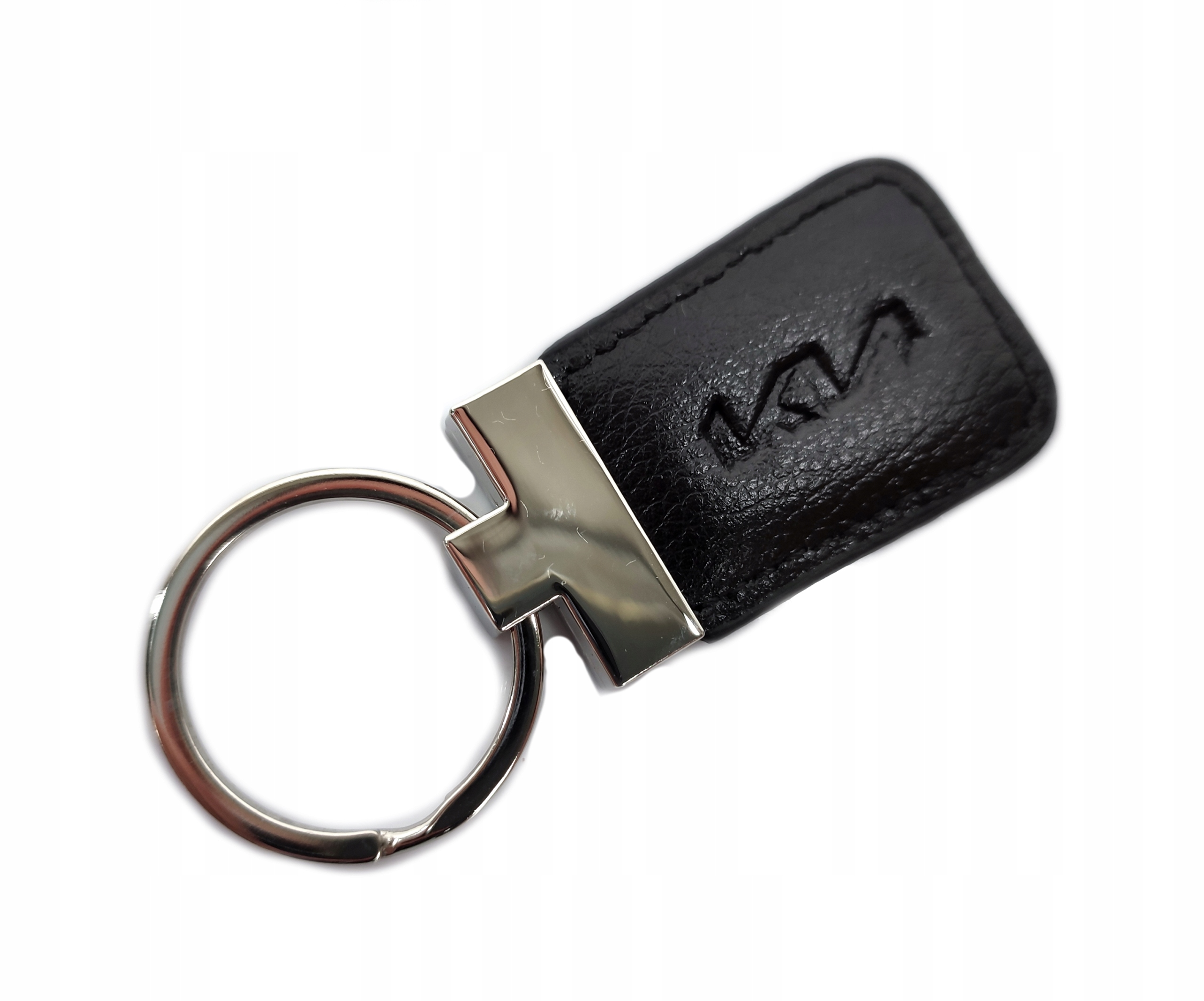 SKÓRZANY BRELOK DO KLUCZY LOGO KIA + ETUI
