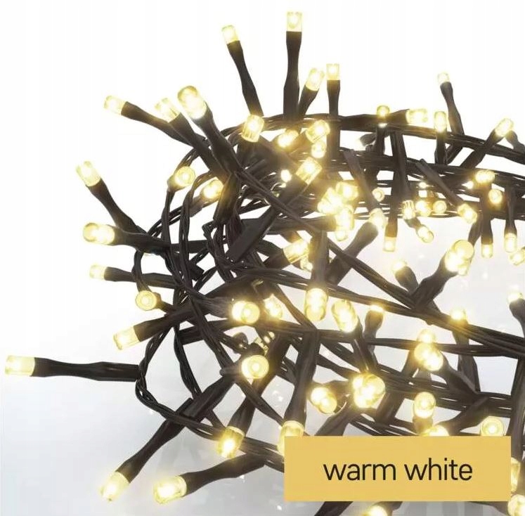 

Lampki choinkowe jeżyk 600LED 12m ciepła biel time
