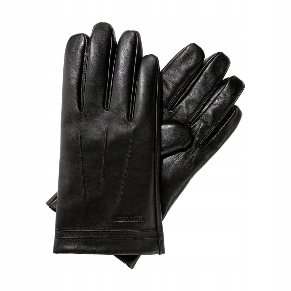 Pánské kožené zateplené rukavice Wittchen 39-6L-343-1 S, Černé